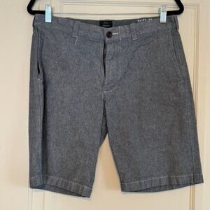 J.Crew Men's Stretch Shorts Gray Blue 10.5" Inseam Size 32